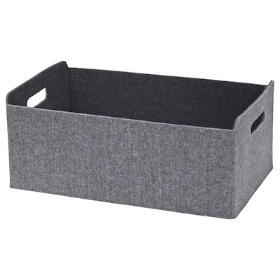 BESTÅ Box, grey, 32x51x21 cm