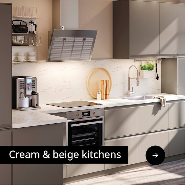 cream & beige kitchens