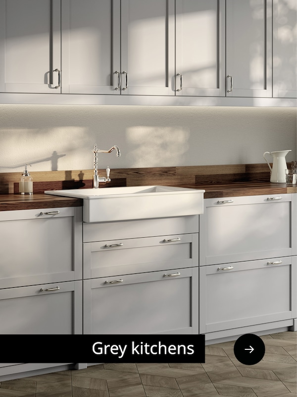 grey kitchens