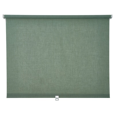 LÅNGDANS Roller blind, green, 100x195 cm