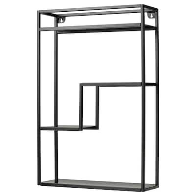 LINDÅSEN Display shelf, anthracite, 40x60 cm