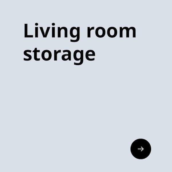 Living room storage.