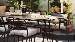 Garden dining tables