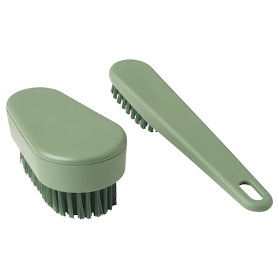 PEPPRIG Scrubbing brush, set of 2, green