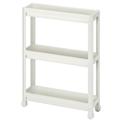 VESKEN Trolley, white, 54x18x71 cm