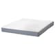 VESTERÖY Pocket sprung mattress, firm/light blue, Standard King