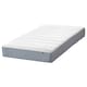 VESTERÖY Pocket sprung mattress, firm/light blue, Standard Single